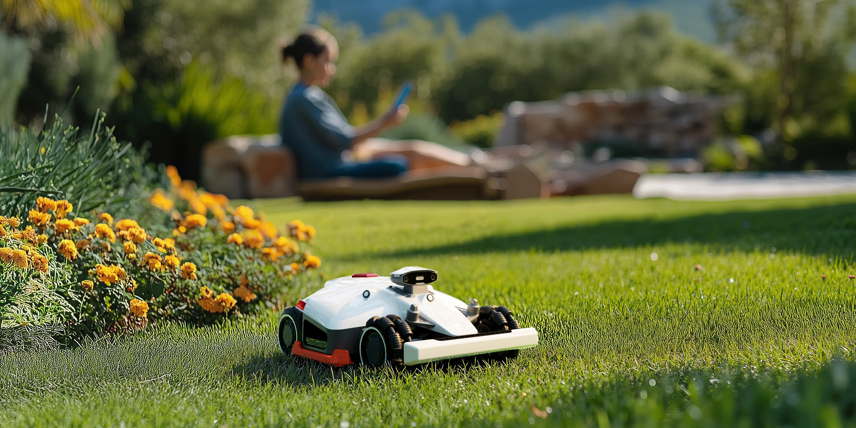 Mammotion LUBA AWD Mini 800 Garage & Mow Kit - Image 5